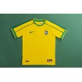 Brazil R.CARLOS #6 Retro Jersey Home World Cup 1998