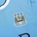 KUN AG&Uuml;ERO #16 Retro Manchester City Home Jersey 2013/14