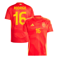 [Supre Replica] RODRIGO #16 Spain Home Jersey Euro 2024